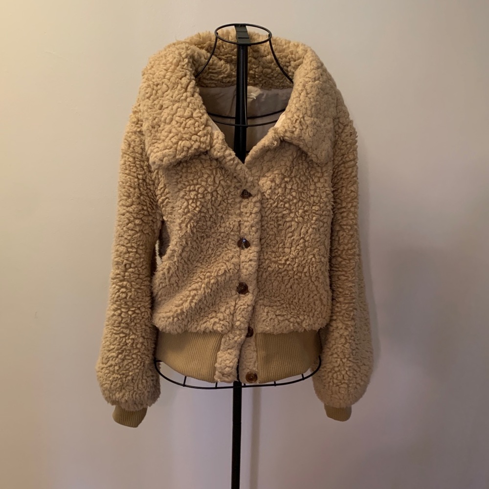 Tularosa Bradlee faux shearling teddy coat